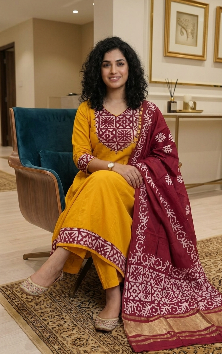 Roman silk aline three piece suit