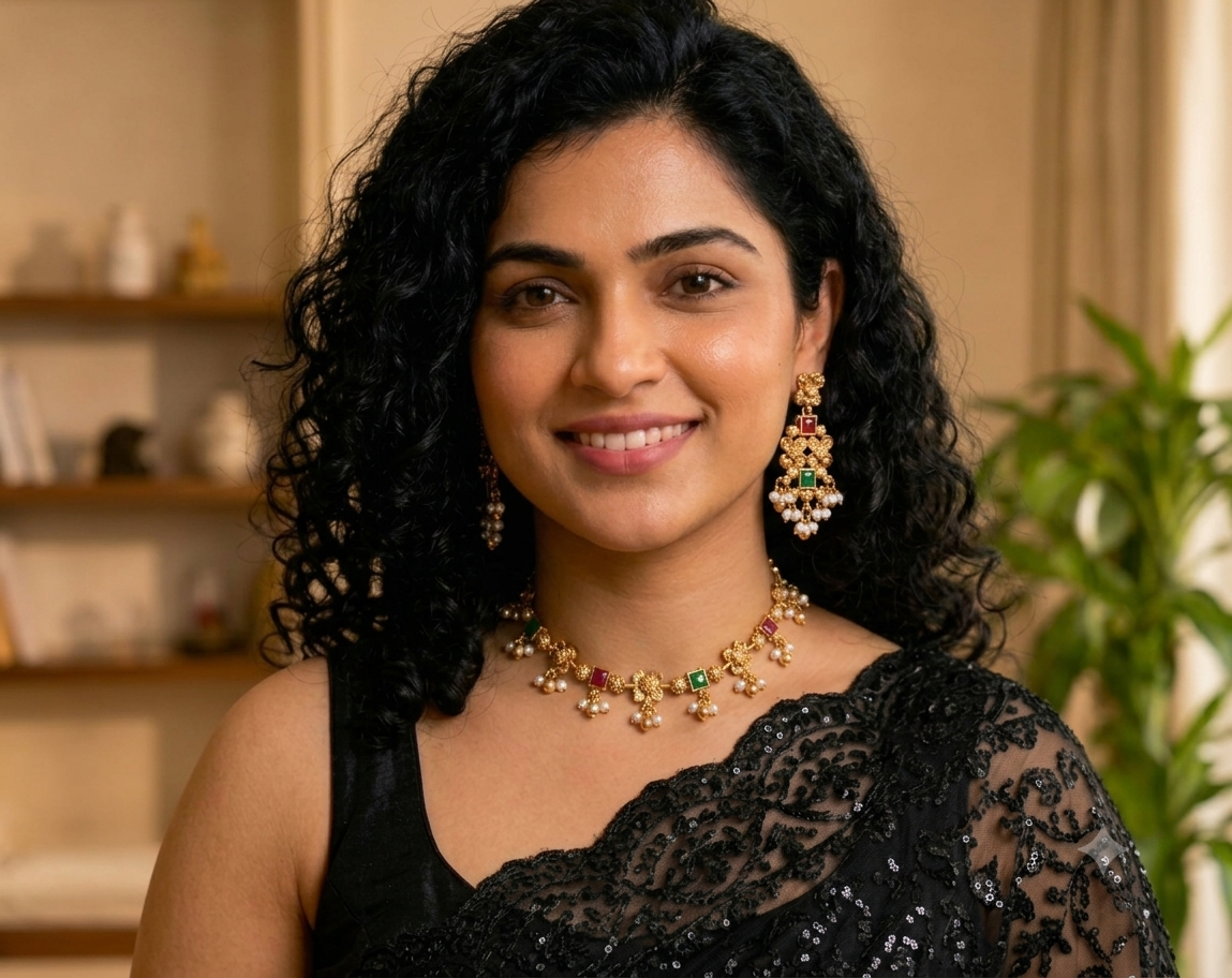 Beautiful necklace and earring set