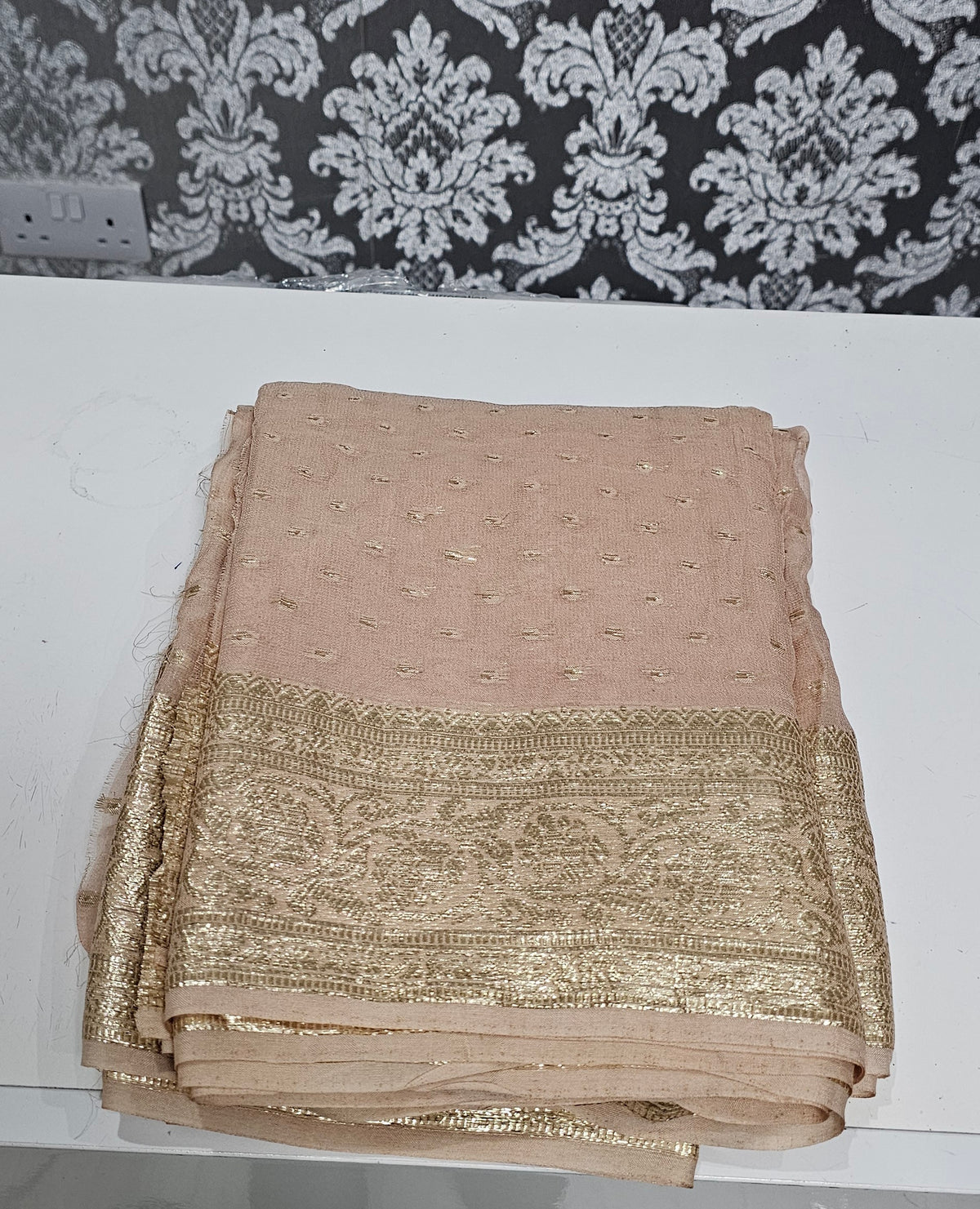 Viscose georgette saree