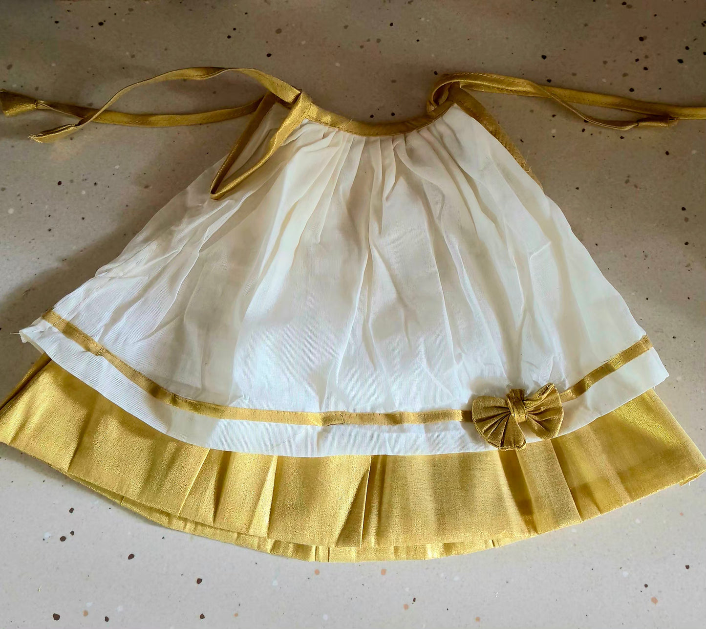 Beautiful baby Onam dress( very soft)