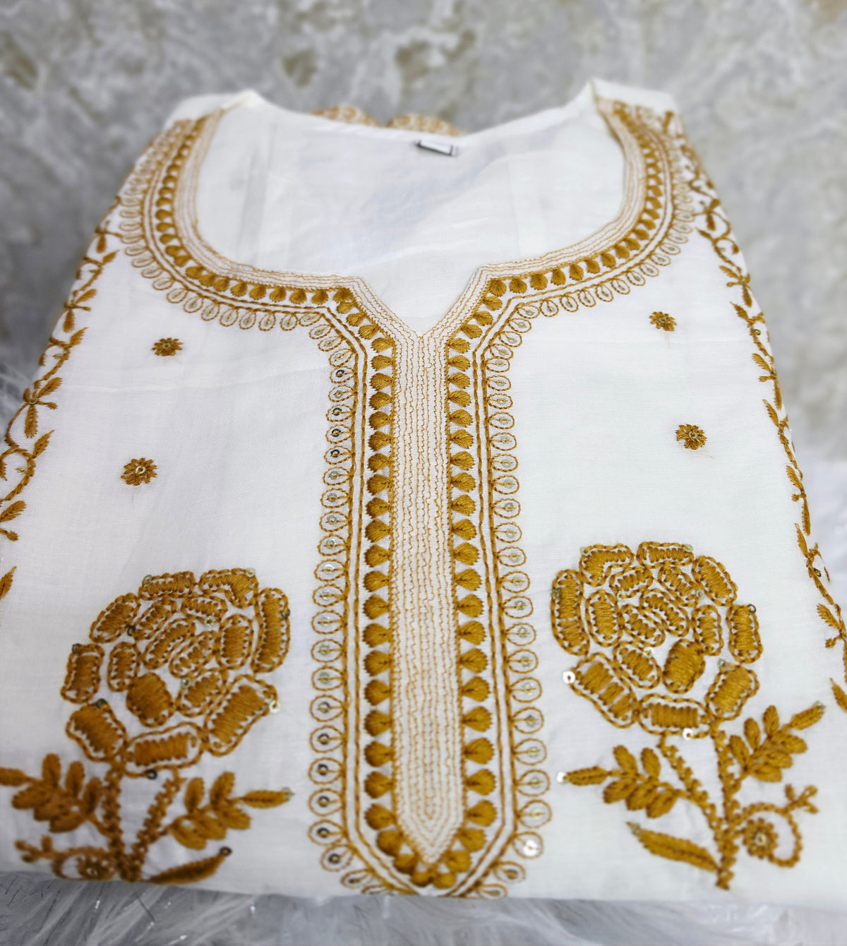 Women's fully embroidered anarkali set