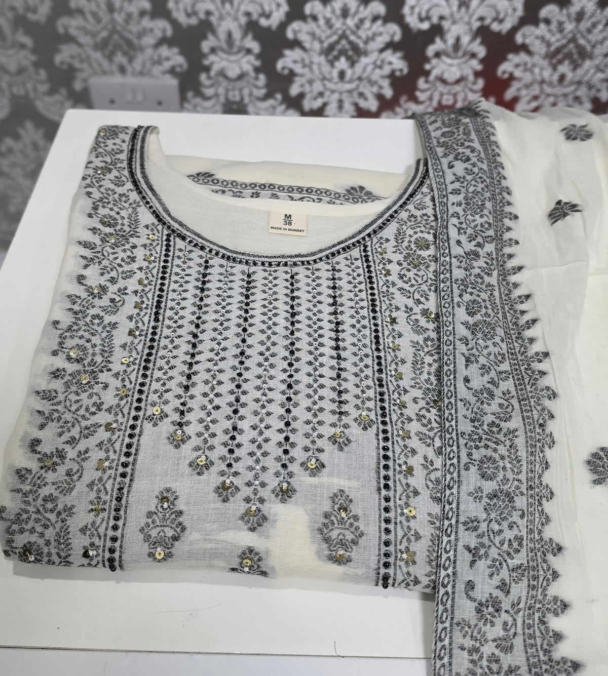 Women's Fully embroidered pure cotton Salwar set