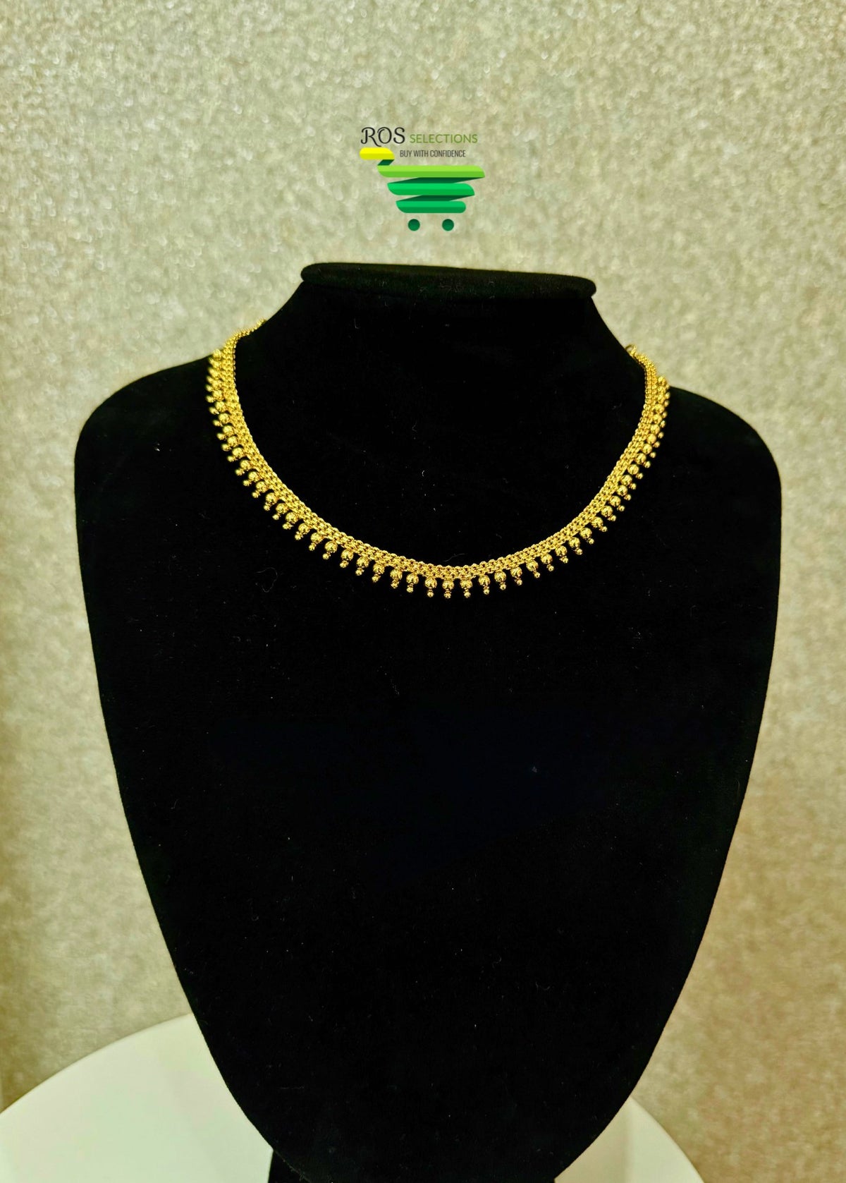 Gold plated necklace