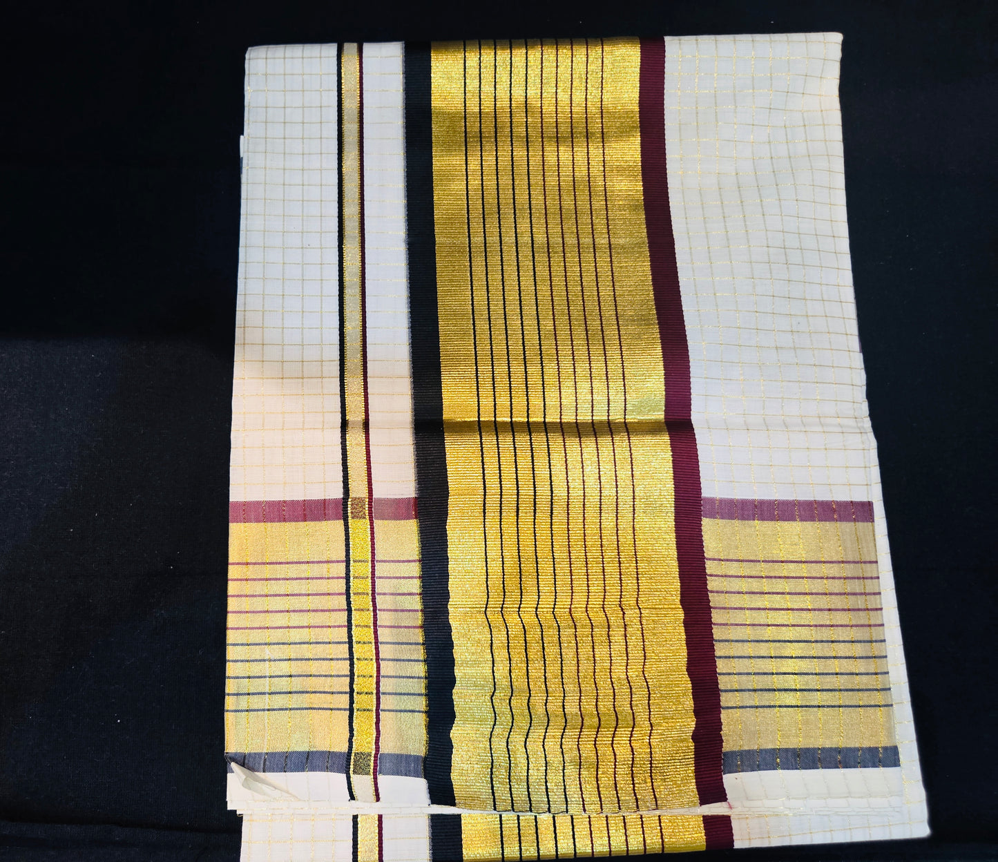 Premium quality Check set Saree^^^