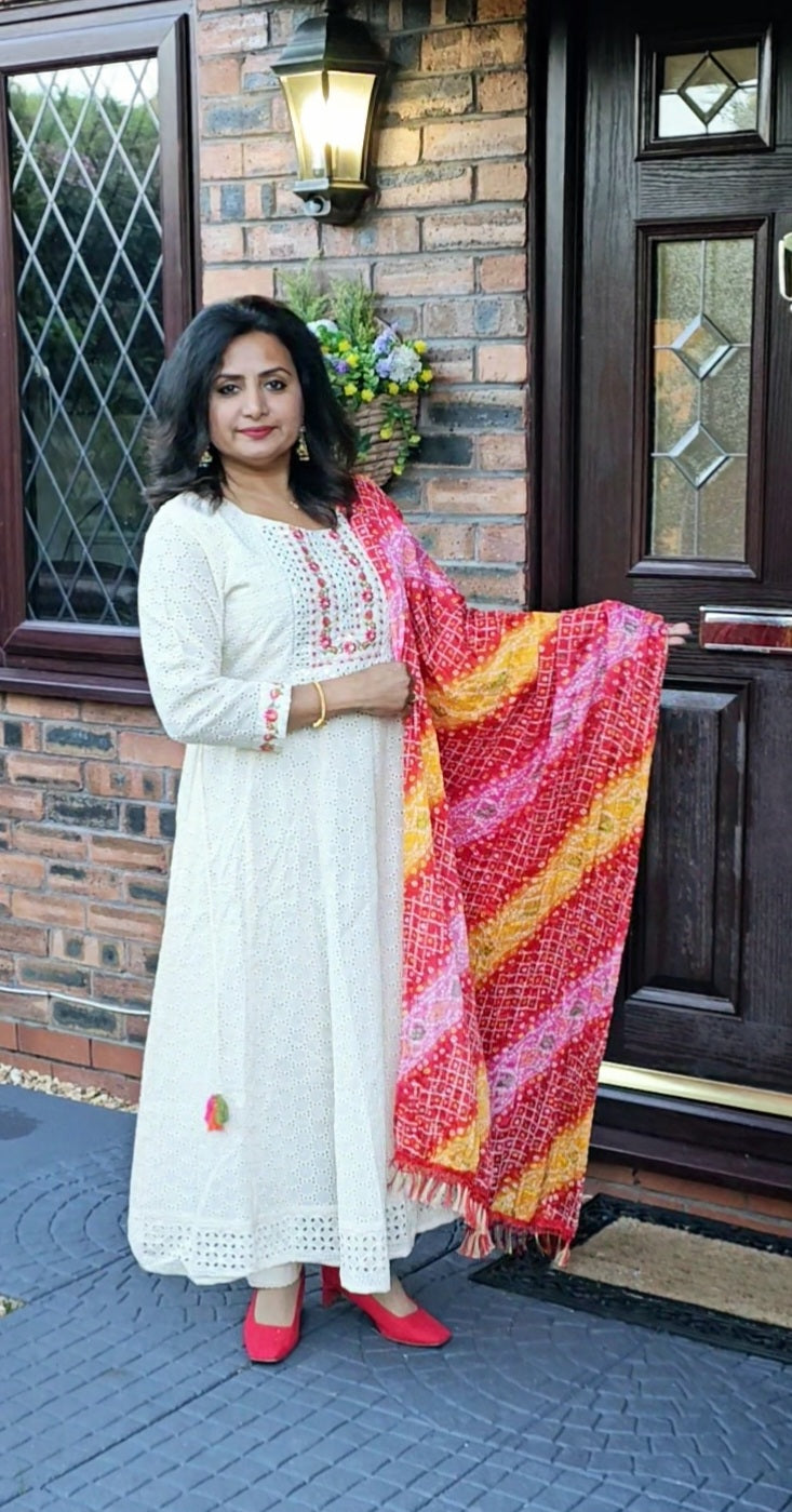 Anarkali Hakoba three piece suit