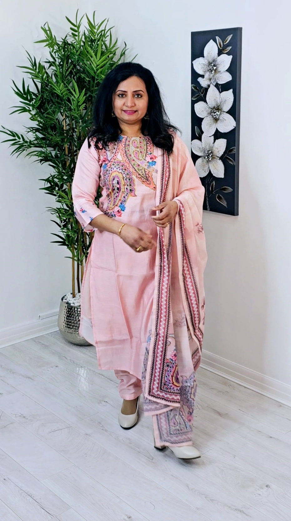 Beautiful Soft Silk three piece suit*
