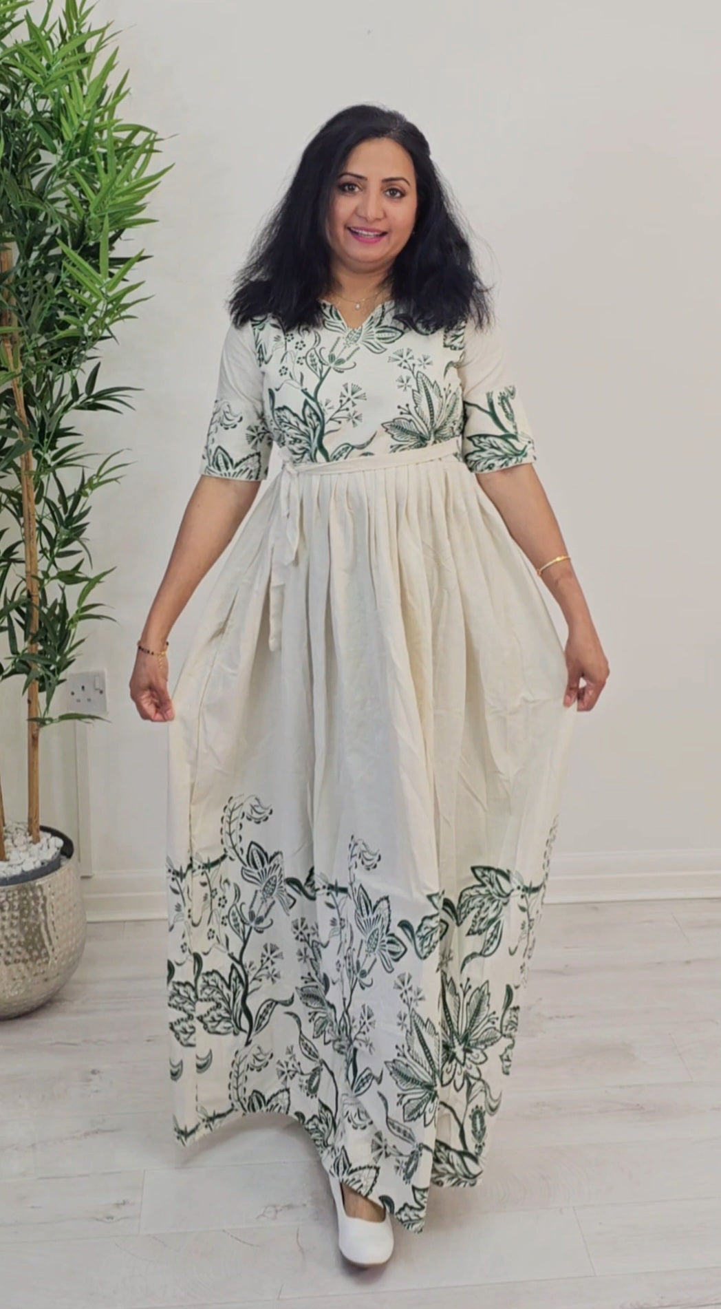 Beautiful Cotton floral printed dress