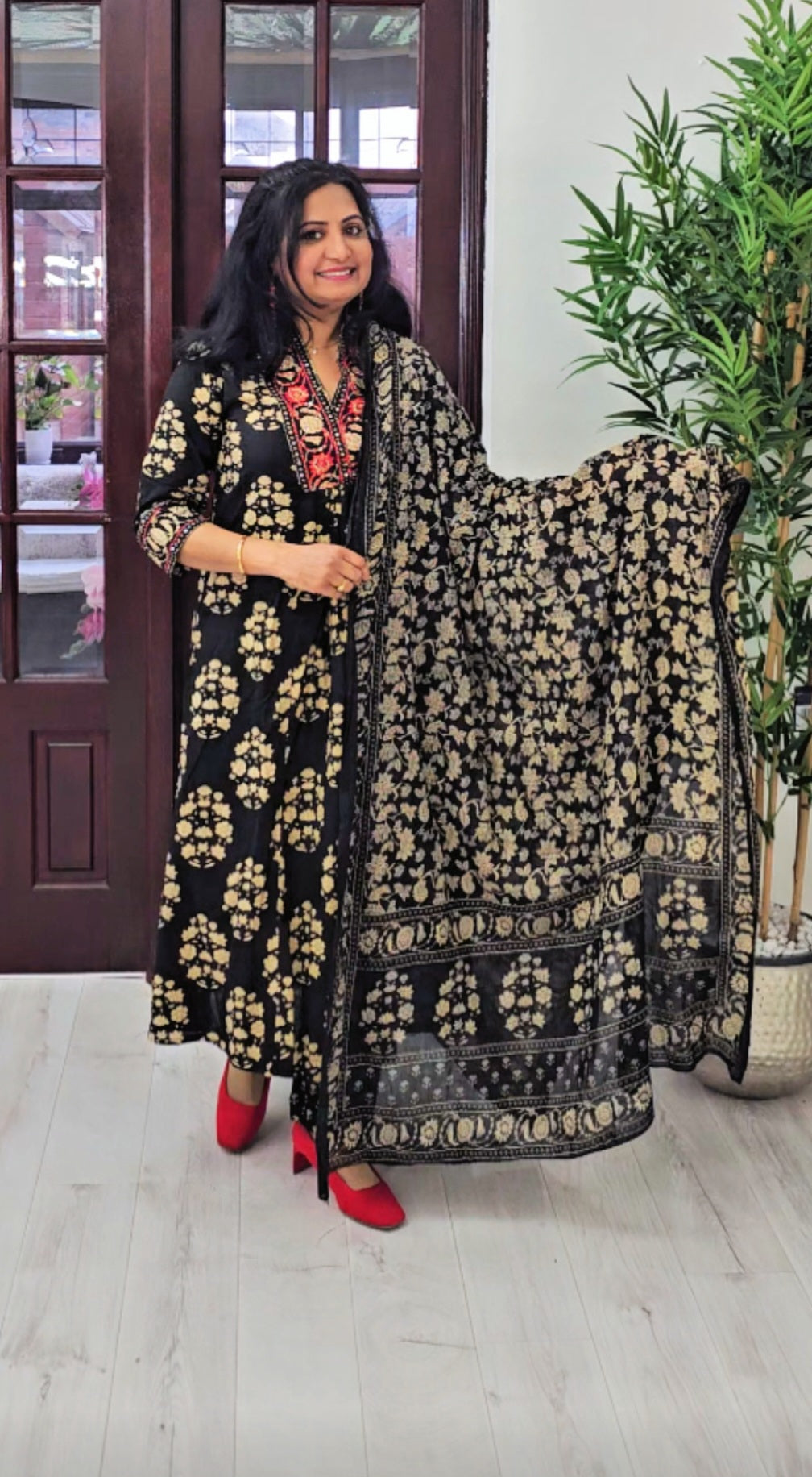 Pure cotton three piece suit
