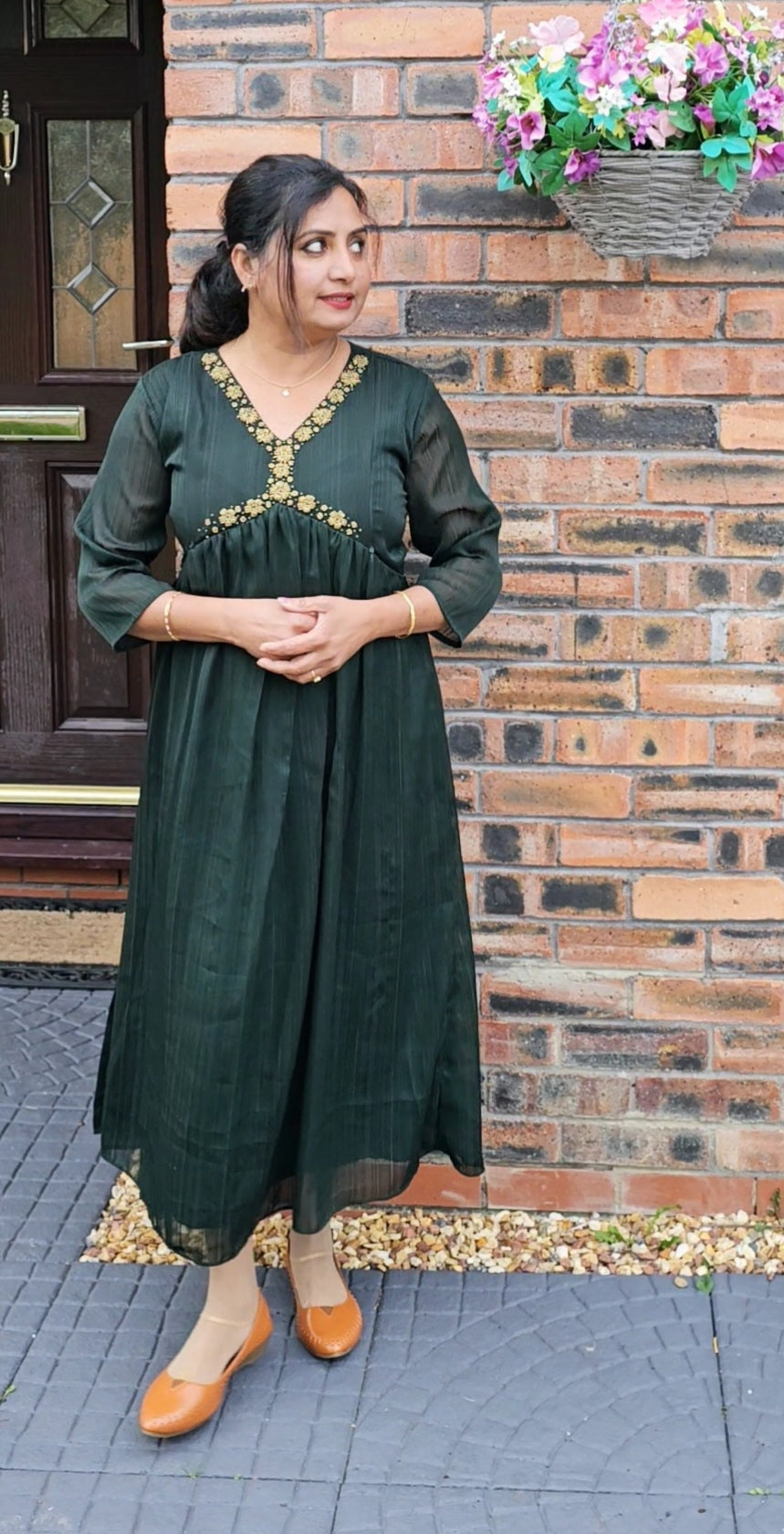 Georgette Aliya cut Kurti / Dress