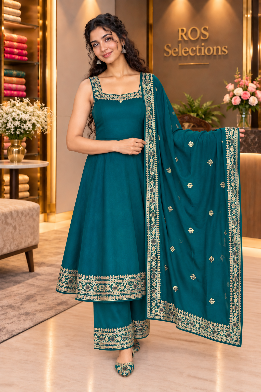 Party wear anarkali set