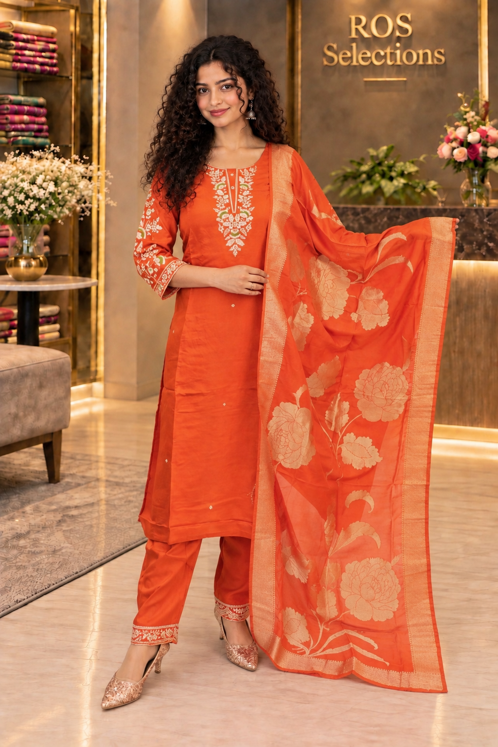 Women's semi silk salwar