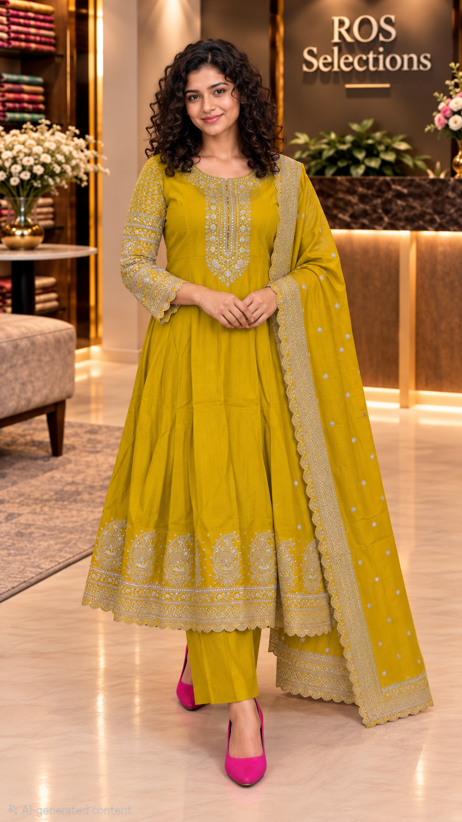 Party wear anarkali set