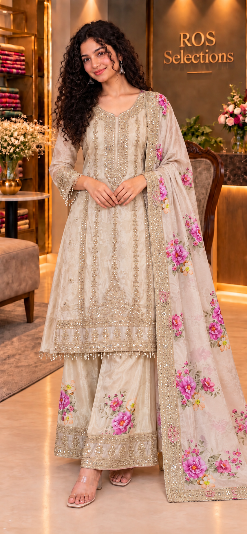Indian party wear salwar set