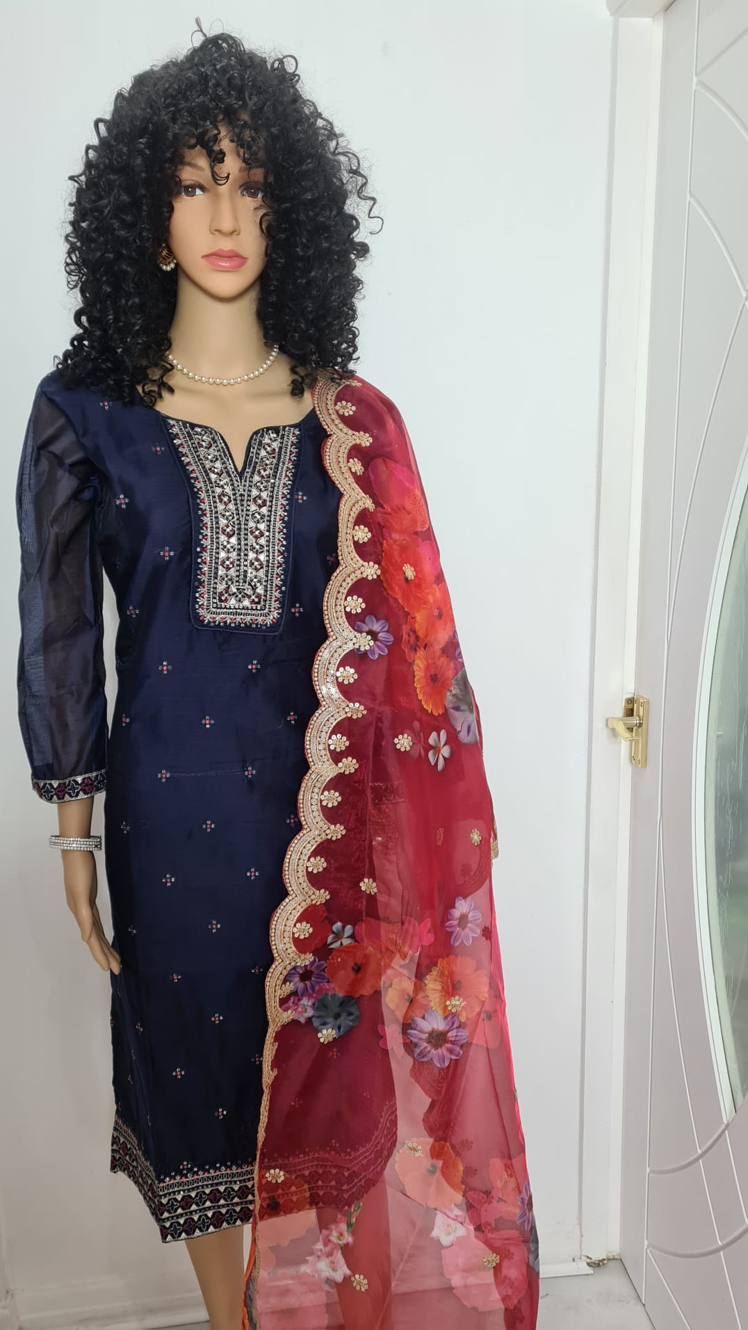 Silk Three piece suit