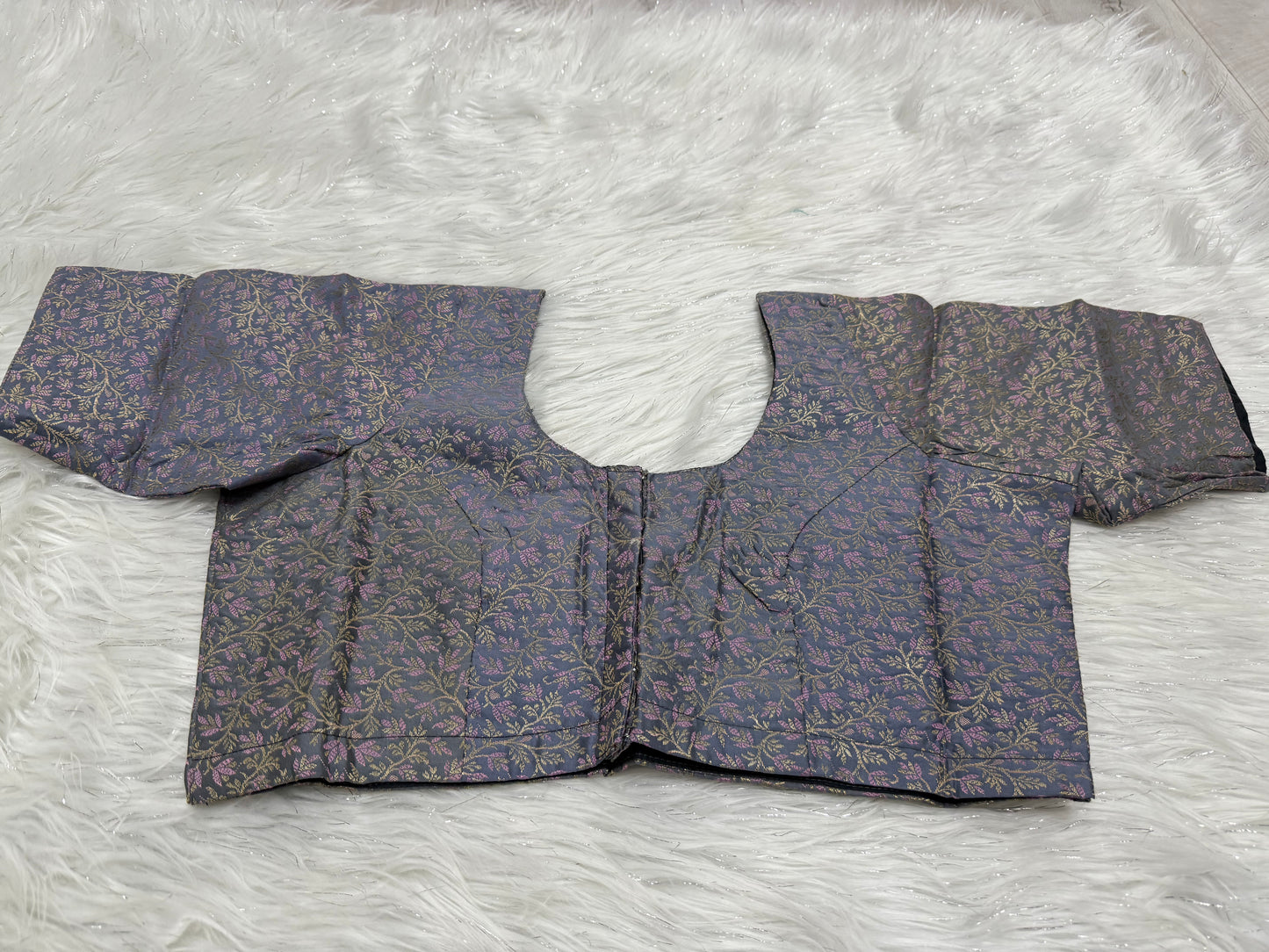 Brocade Ready to wear princess cut saree blouse