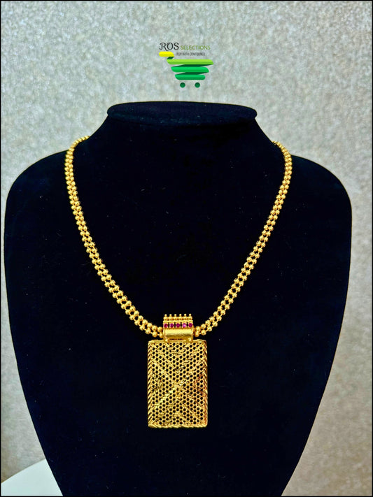 Gold plated necklace