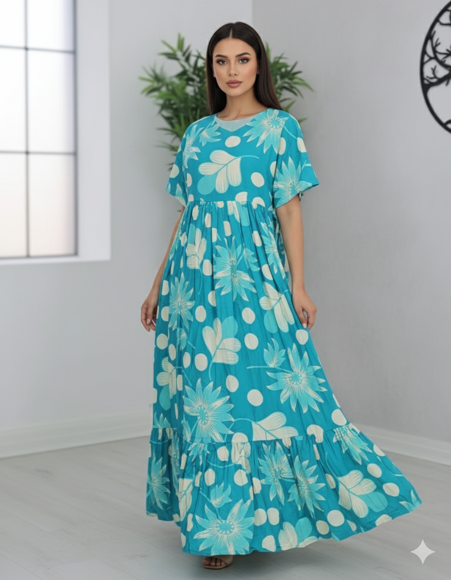 Beautiful Floral Rayon dress