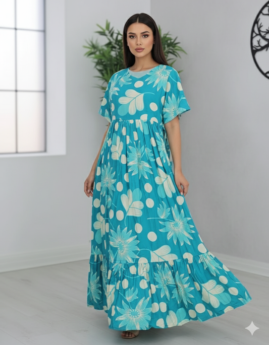 Beautiful Floral Rayon dress