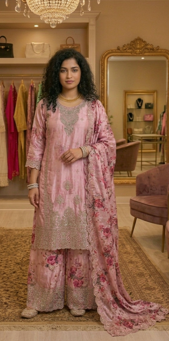 Stunning chinnon three piece suit