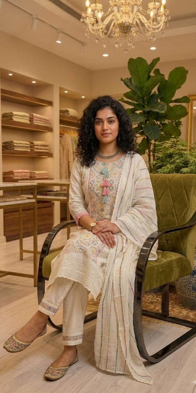 Cotton three piece suit 💕