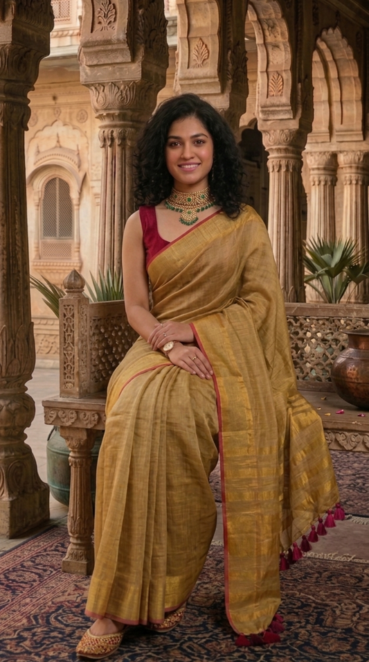 Stunning soft tissue silk saree for any occasions 💕