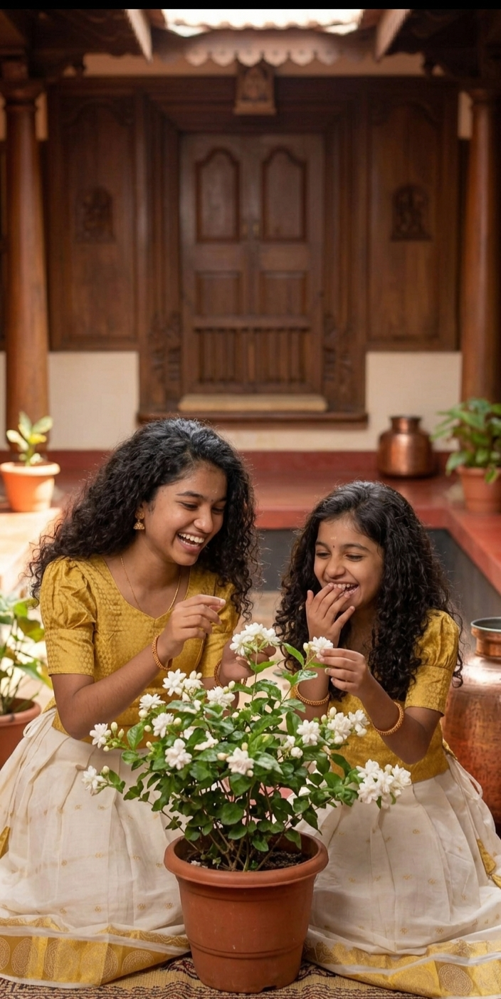 Teenage Girls Onam  skirt and top