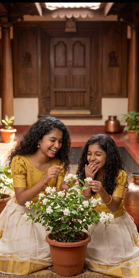 Teenage Girls Onam  skirt and top