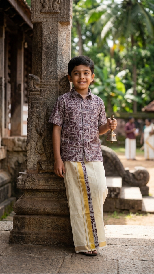 Boy‘s Shirt and Mundu