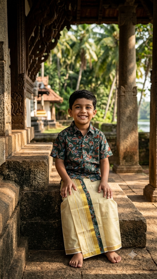 Boy‘s Shirt and Mundu