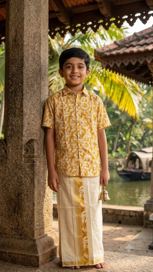Boy‘s Shirt and Mundu