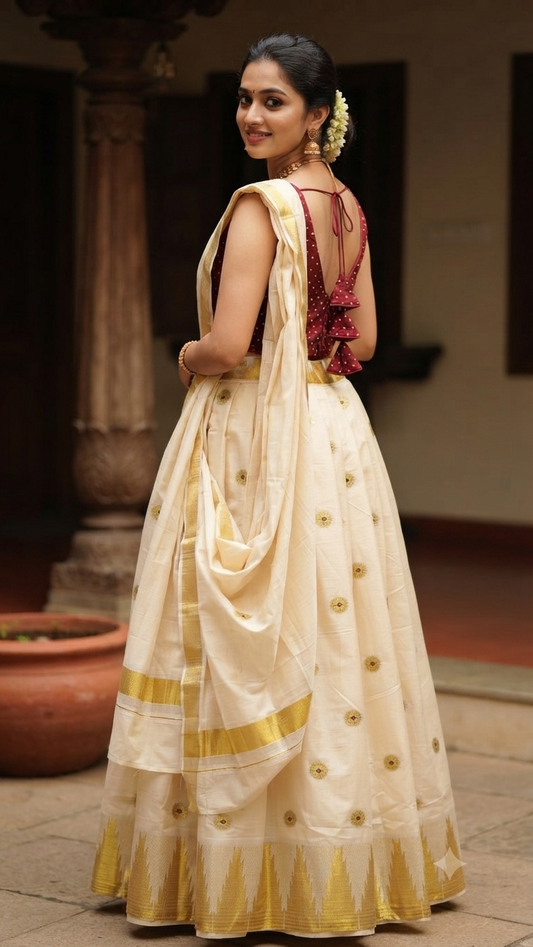 Stunning dhavani set 💕
