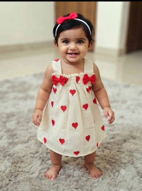 Baby Onam dress with hairband 💕