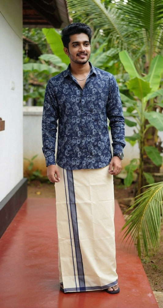 Mens shirt and mundu