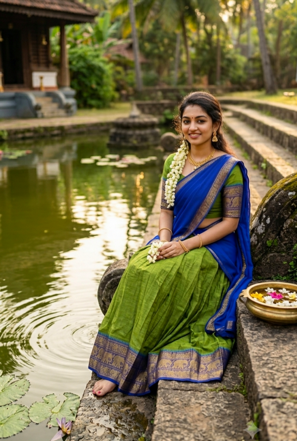 Beautiful Kanchi cotton dhavani