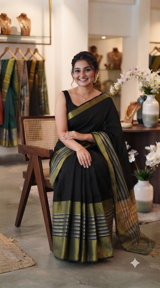 Kerala khadi cotton saree