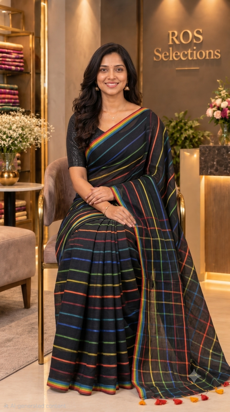 Beautiful mulcotton saree 💕