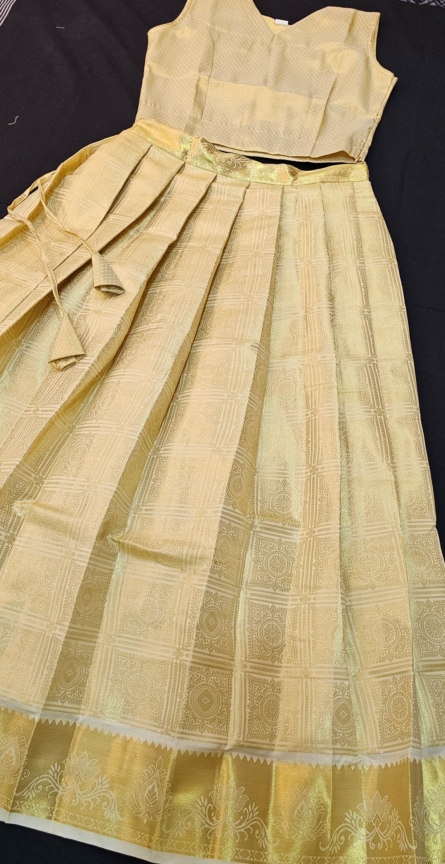 Banarasi top and skirt