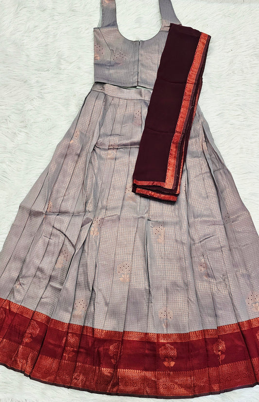 Soft silk Dhavani ( Ready to wear)