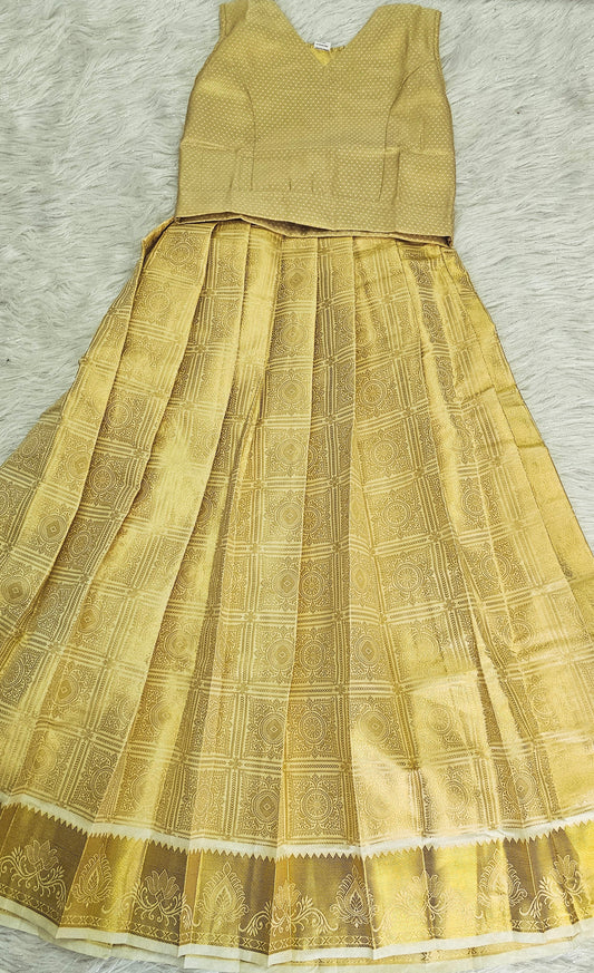 Banarasi top and skirt^^