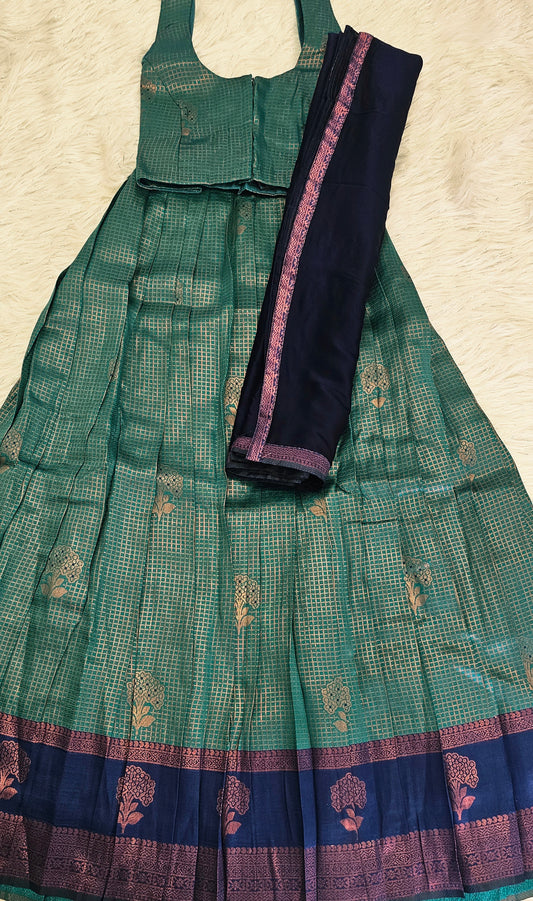 Soft silk Dhavani (ready to wear)