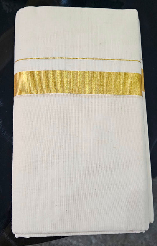 Pure cotton Kerala double Mundu/ dhotis