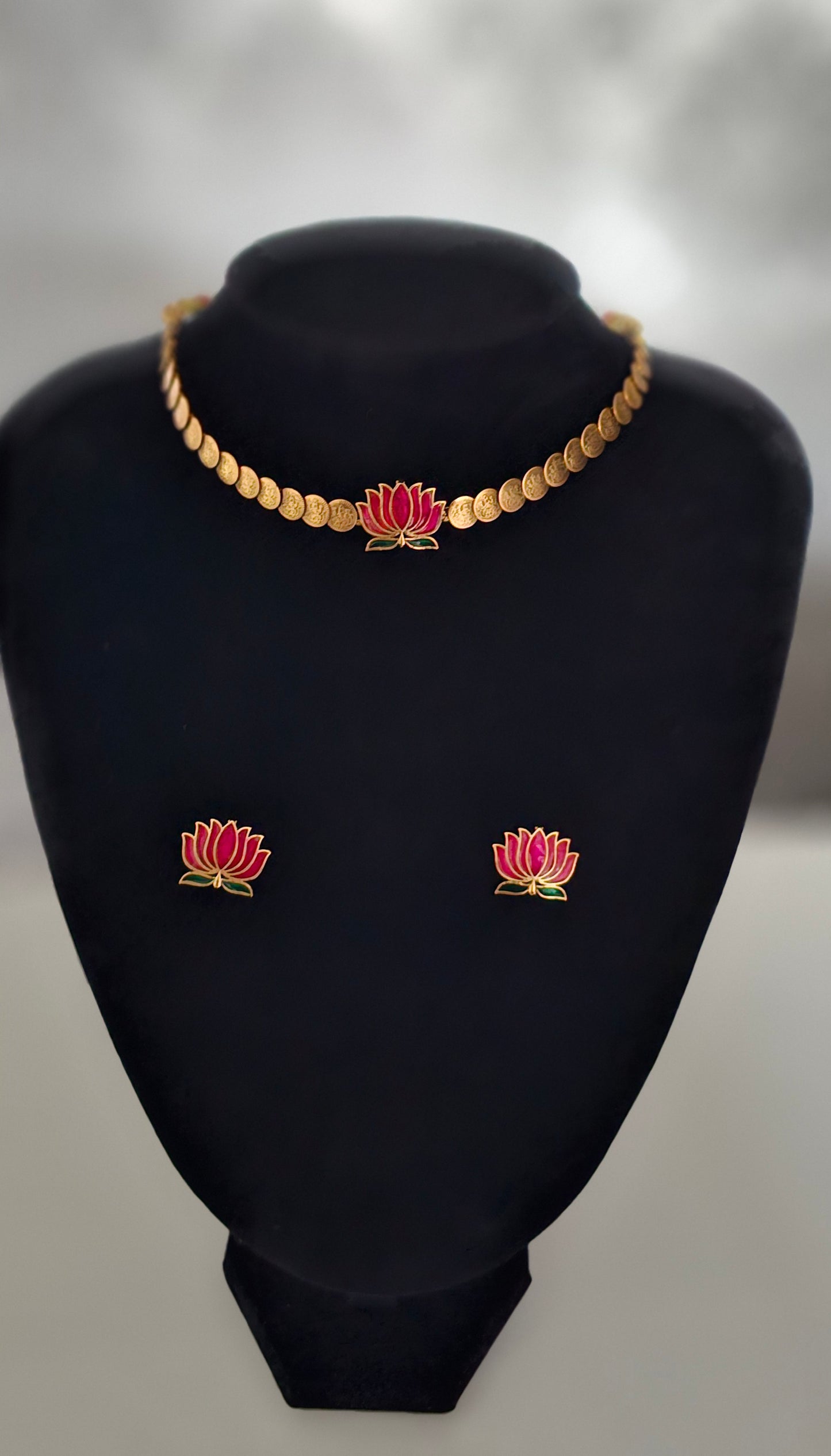 Stunning coin necklace set