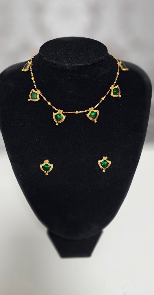 Beautiful premium mango necklace set