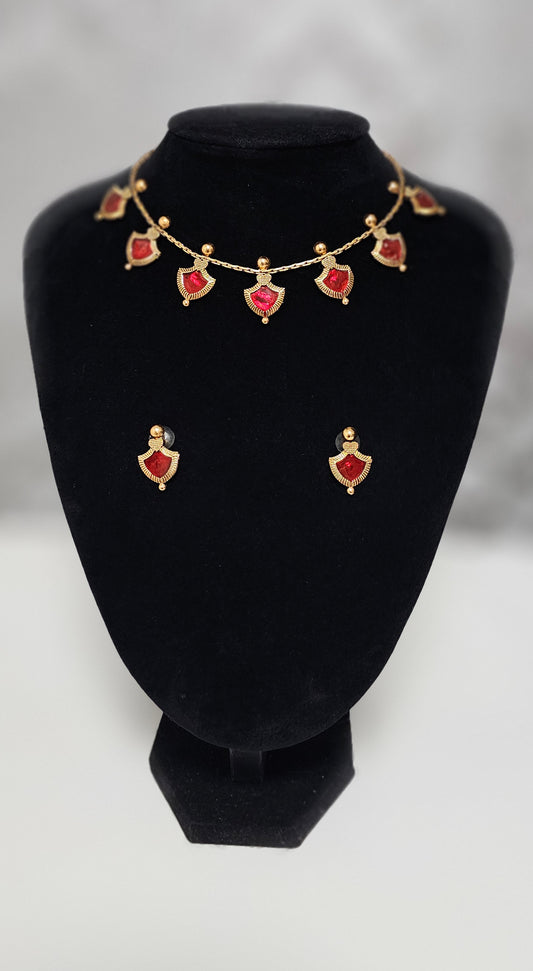 Stunning premium mango necklace set
