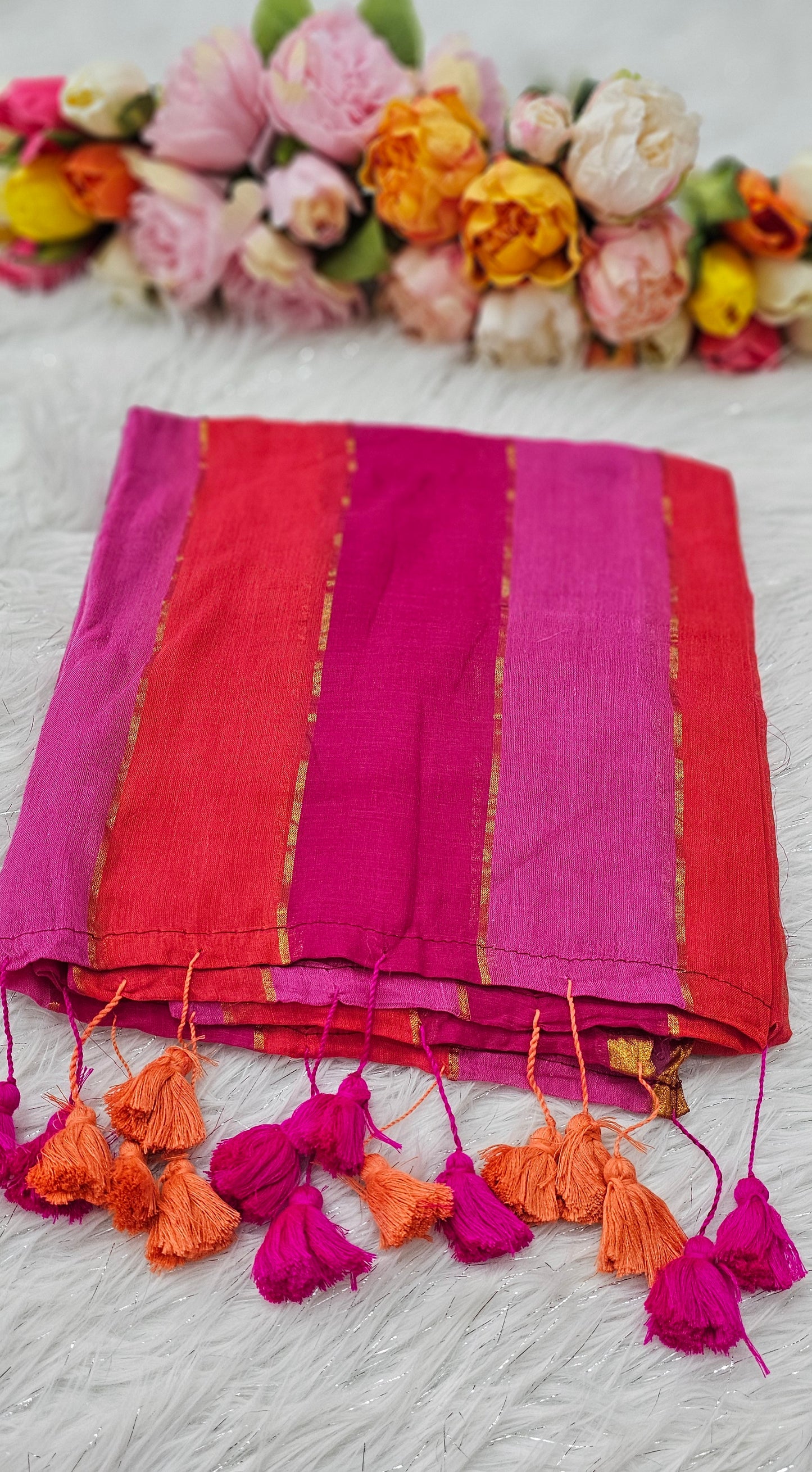 Mul mul cotton saree💕