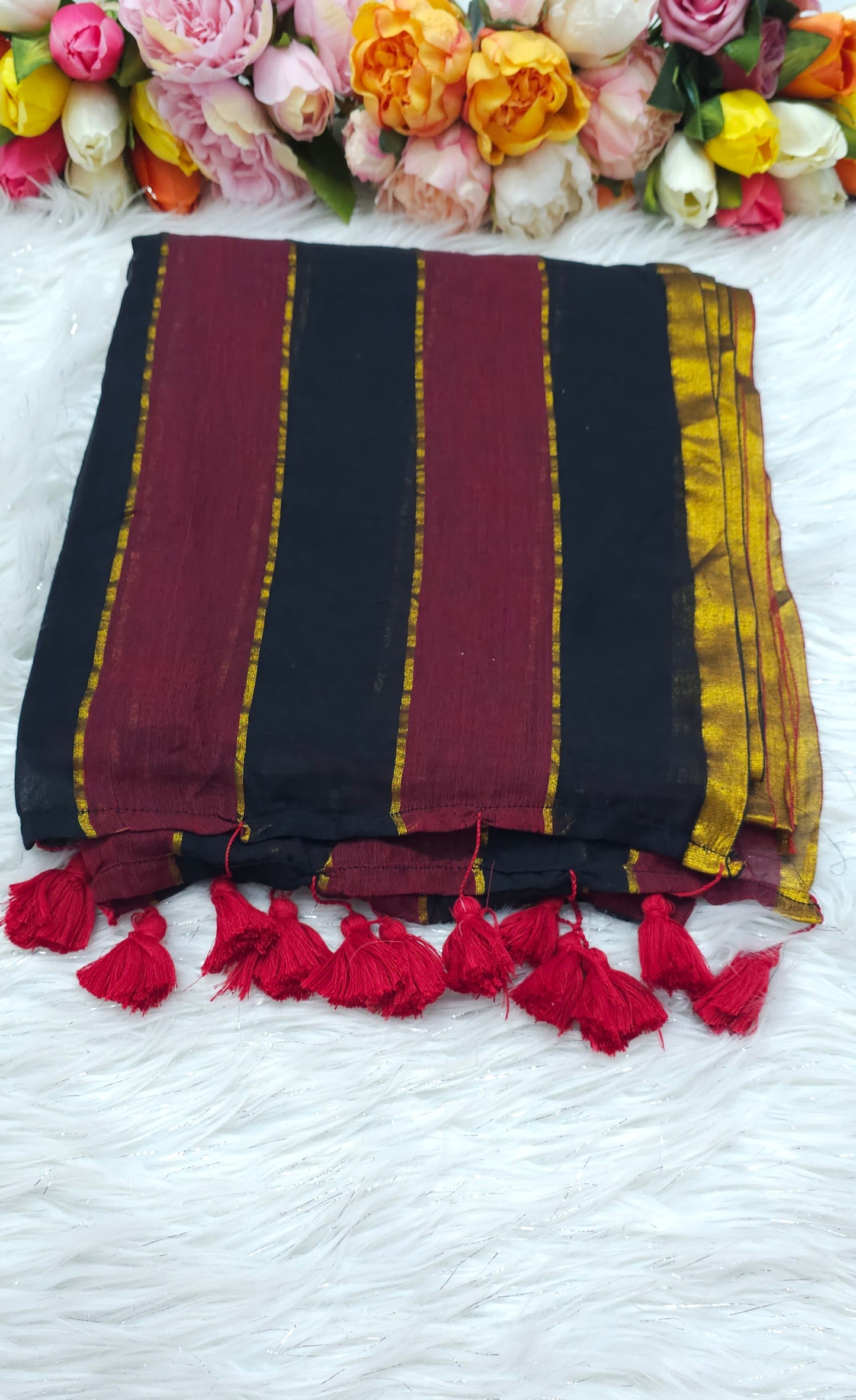 Mulmul cotton saree 💕