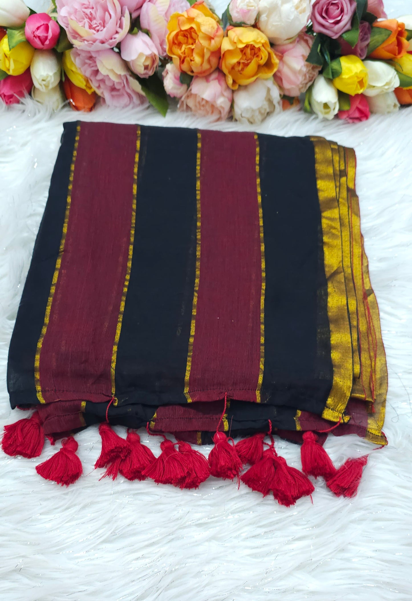 Mulmul cotton saree 💕