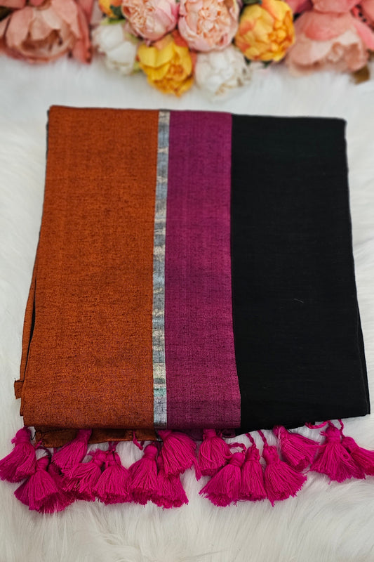 Beautiful  mul cotton saree