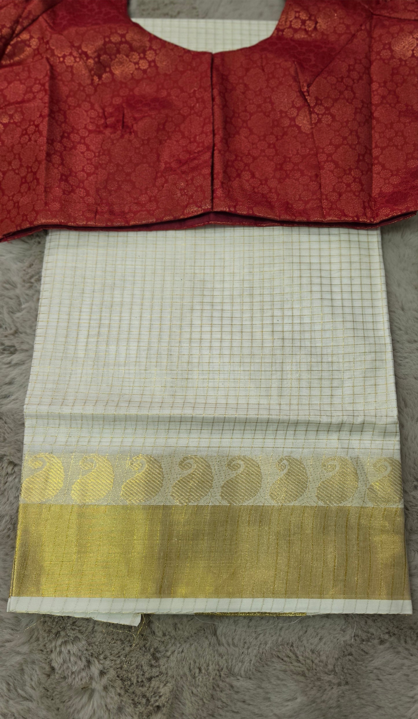 Soft tissue setsaree with blouse
