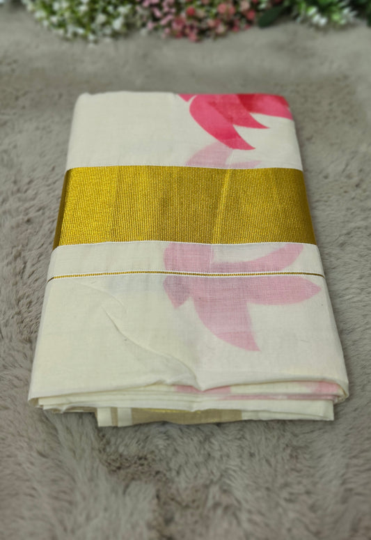 Floral set saree